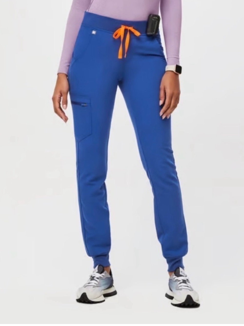 FIGS Zamora Jogger Scrub Pants Winning Blue L/P Large Petite